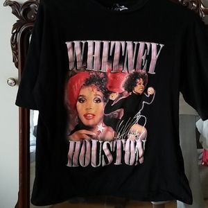 Whitney Houston graphic T-shirt